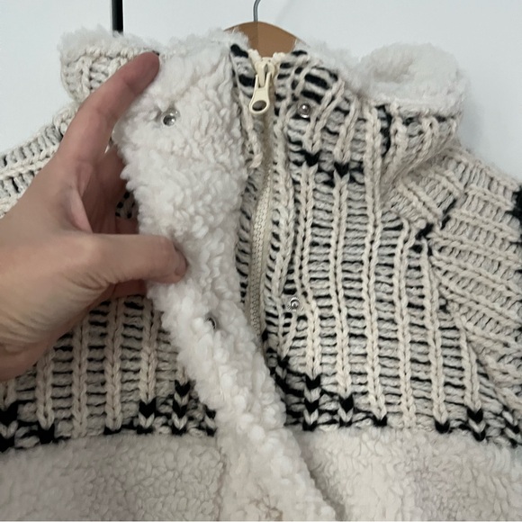 NEW Blank NYC Feeling Cozy Sherpa Sweater Jacket S - Picture 6 of 14